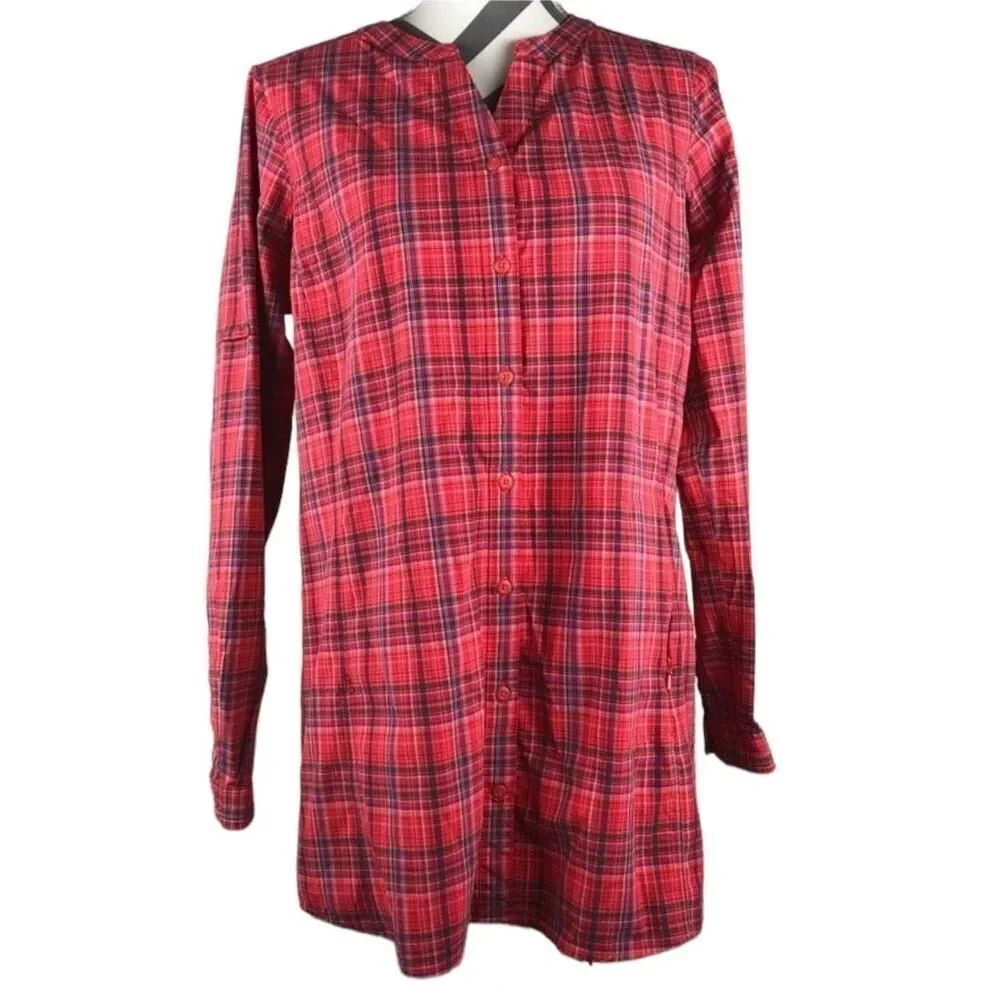 Duluth Trading Company shirt size Small Red Plaid